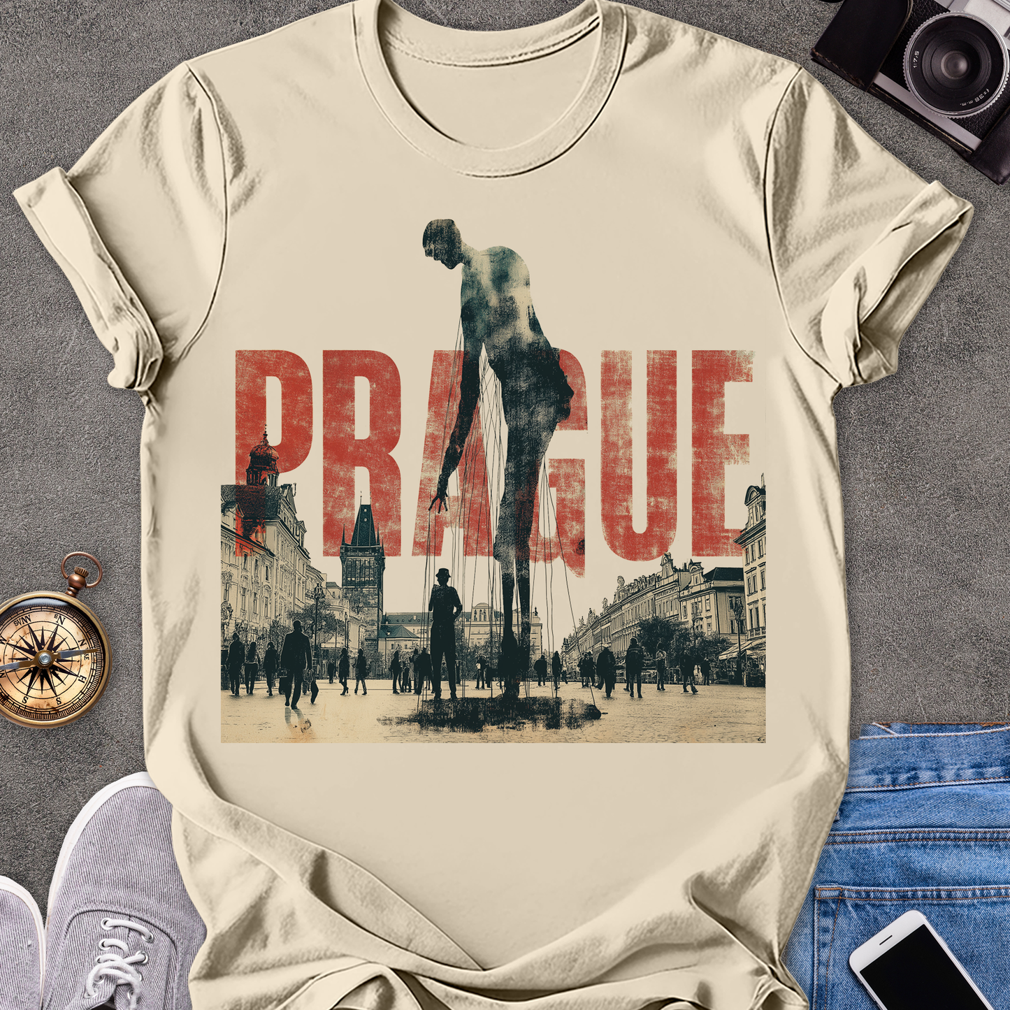 Prague | Unisex Softstyle T-Shirt | Czech Republic Travel Tee