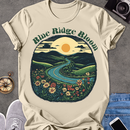 Blue Ridge Bloom | Unisex Softstyle T-Shirt | Adventure Tee