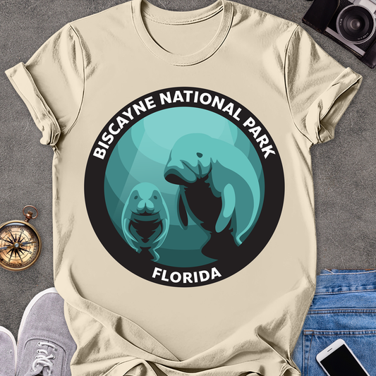Biscayne National Park, Florida | Unisex Softstyle T-Shirt | Manatee Tee