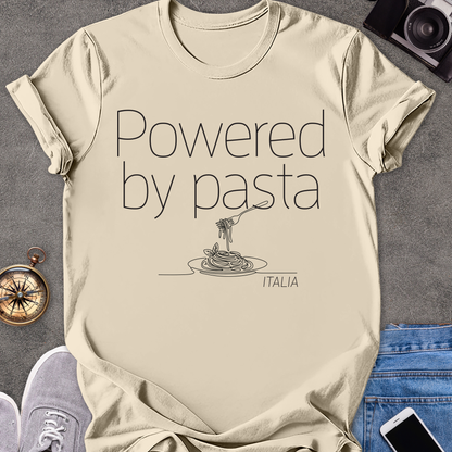 Powered by pasta, Italia | Softstyle T-Shirt | Italy Travel Tee
