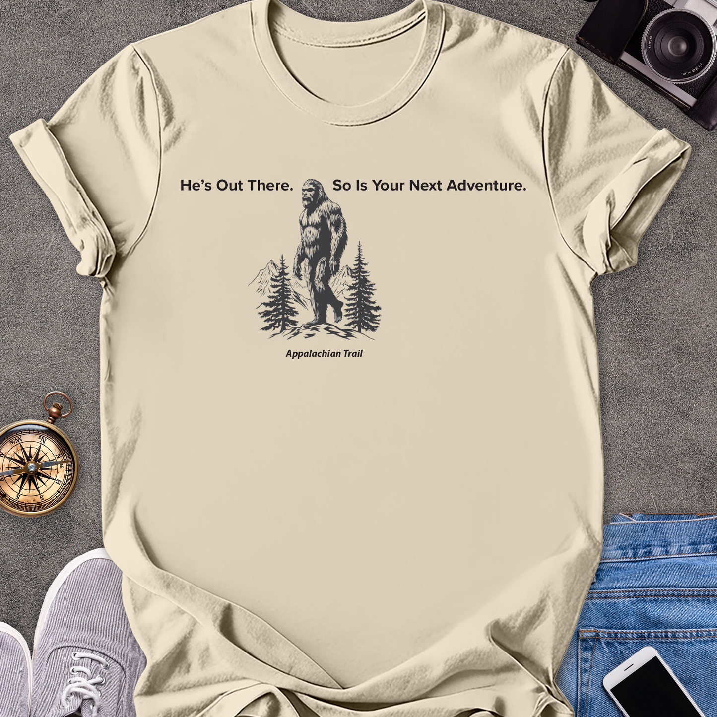 He's Out There. So Is Your Next Adventure-Appalachian Trail | Unisex Softstyle T-Shirt | Appalachian Trail Travel Tee