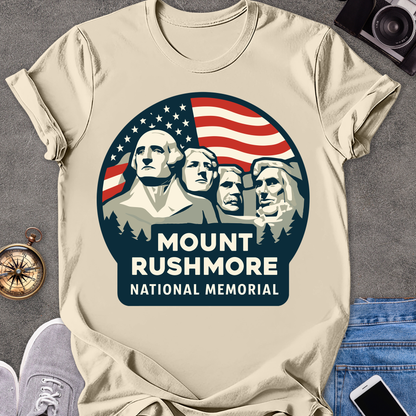 Mount Rushmore National Memorial | Unisex Softstyle T-Shirt | South Dakota Travel Tee