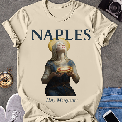 Naples, Holy Margherita | Unisex Softstyle T-Shirt | Italy Travel Tee