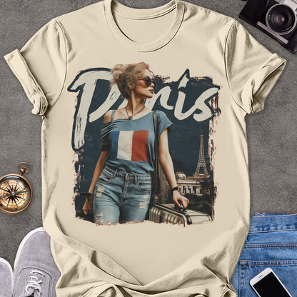 Paris | Unisex Softstyle T-Shirt | Paris Travel Tee