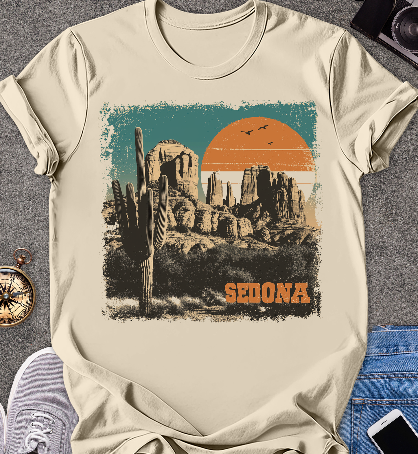 Sedona | Unisex Softstyle T-Shirt | Arizonia Travel Tee