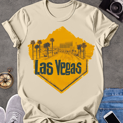 Las Vegas| Unisex Softstyle T-Shirt | Retro Travel Tee