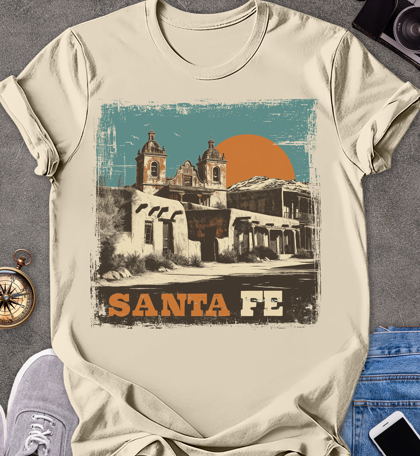 Santa Fe | Unisex Softstyle T-Shirt | New Mexico Travel Tee