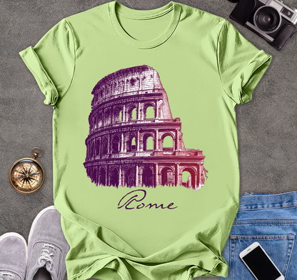 Rome Italy - The Colosseum | Unisex Softstyle T-Shirt | Travel Lover Tee