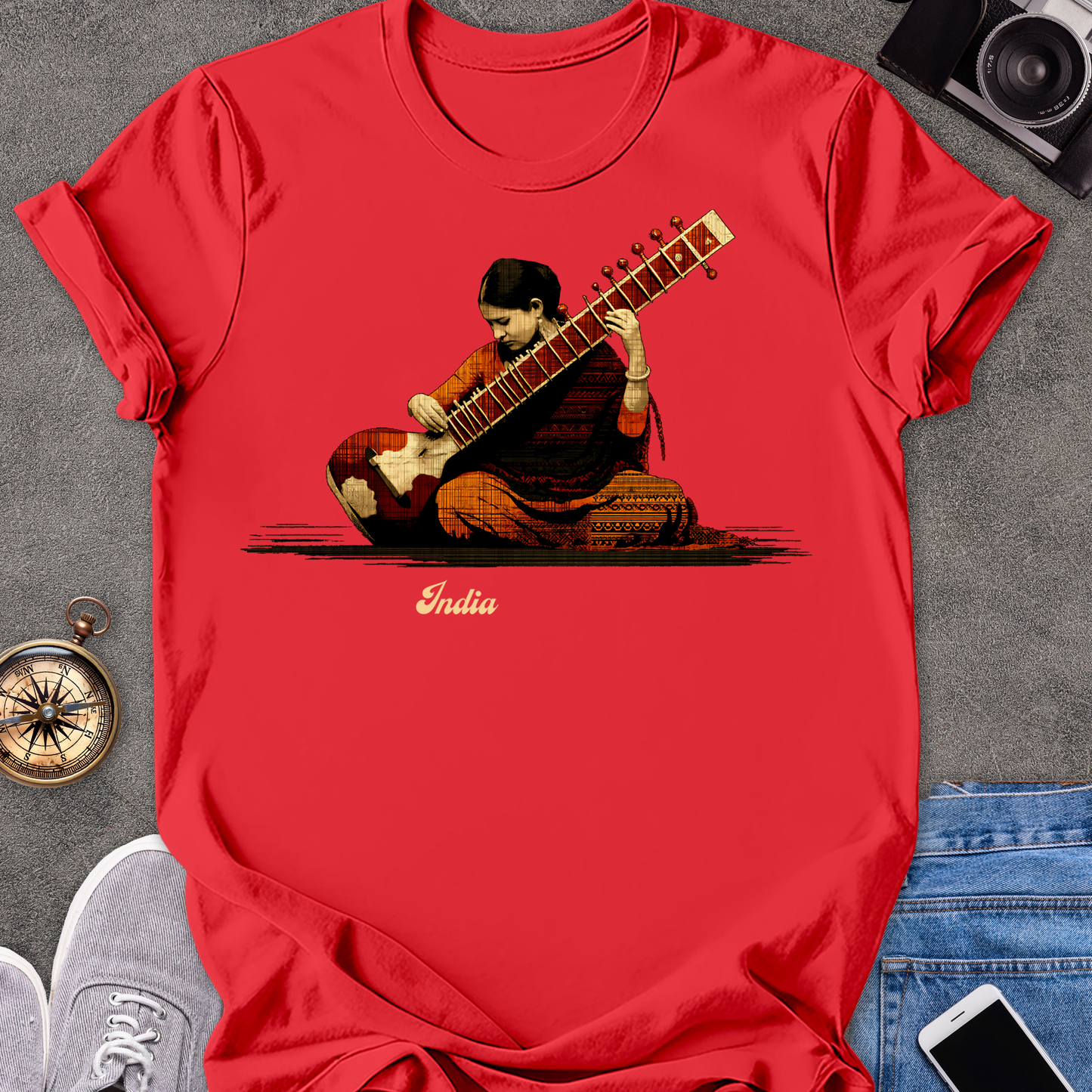 India | Unisex Softstyle T-Shirt | India Travel Tee