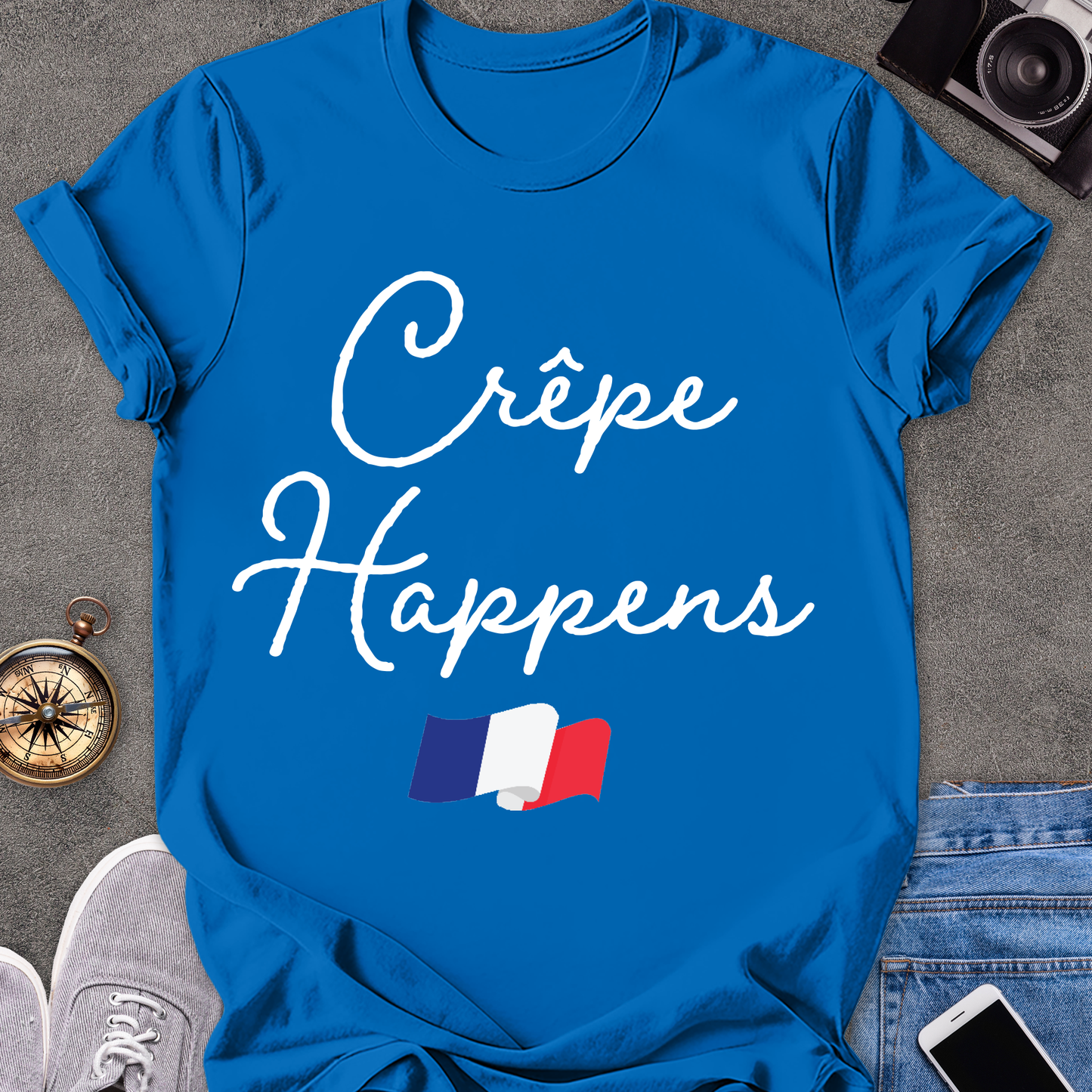 Crepe Happens | Softstyle T-Shirt | French Travel Tee