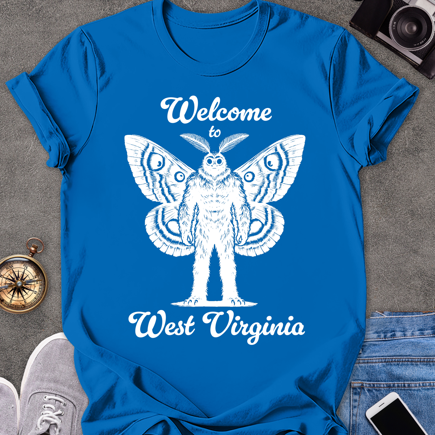 Welcome to West Virginia| Unisex Softstyle T-Shirt | Mothman Travel Tee