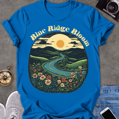 Blue Ridge Bloom | Unisex Softstyle T-Shirt | Adventure Tee
