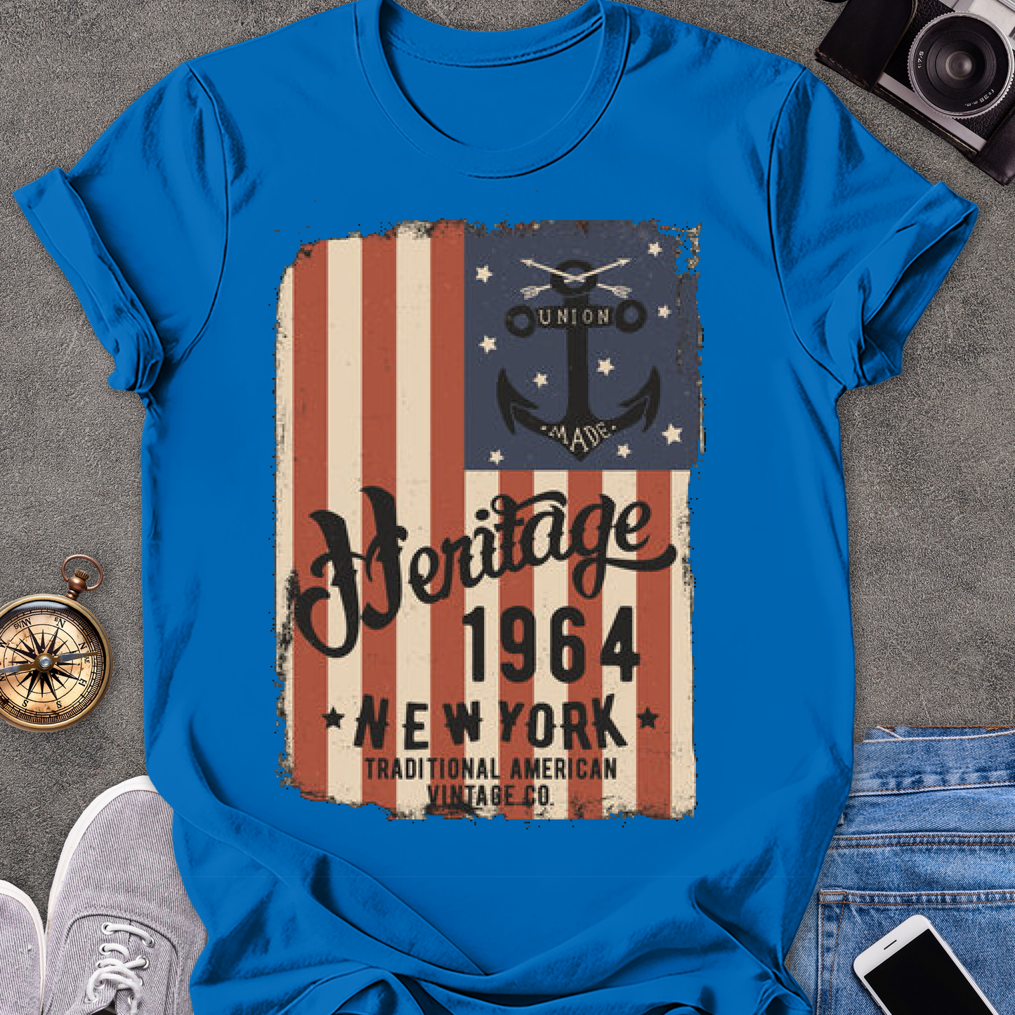 Heritage 1964 New York | Unisex Softstyle T-Shirt | Retro New York Travel Tee