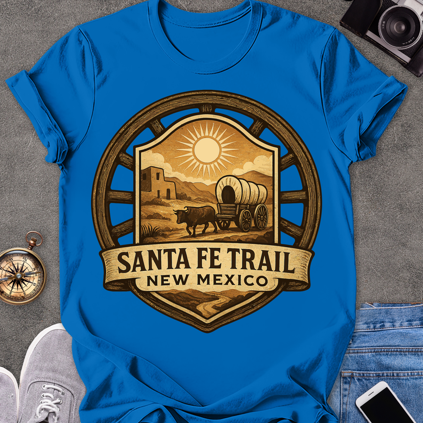 Santa Fe Trail, New Mexico | Softstyle T-Shirt | Outdoor Travel Tee