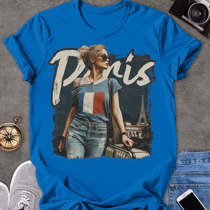 Paris | Unisex Softstyle T-Shirt | Paris Travel Tee