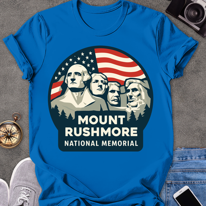 Mount Rushmore National Memorial | Unisex Softstyle T-Shirt | South Dakota Travel Tee
