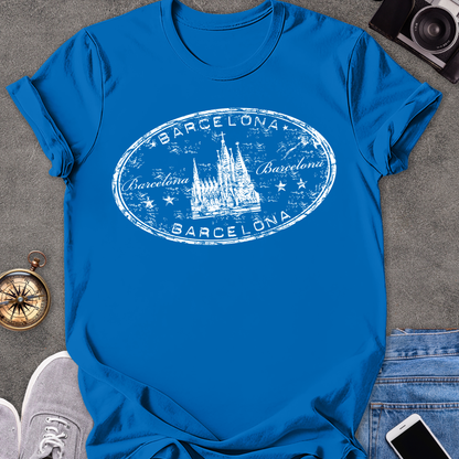 Barcelona | Unisex Softstyle T-Shirt | Spain Travel Tee