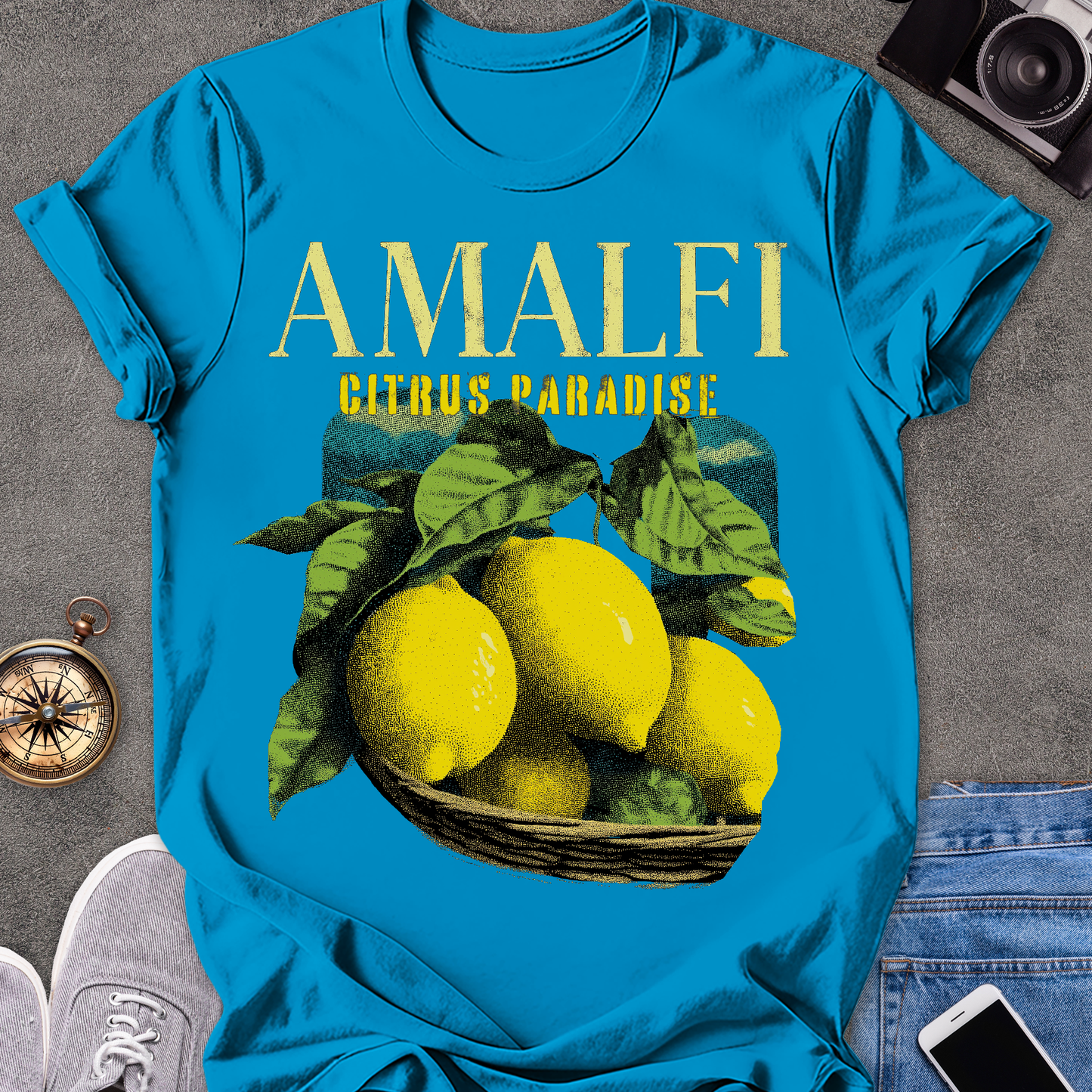 Amalfi Citrus Paradise | Unisex Softstyle T-Shirt | Italy Travel Tee