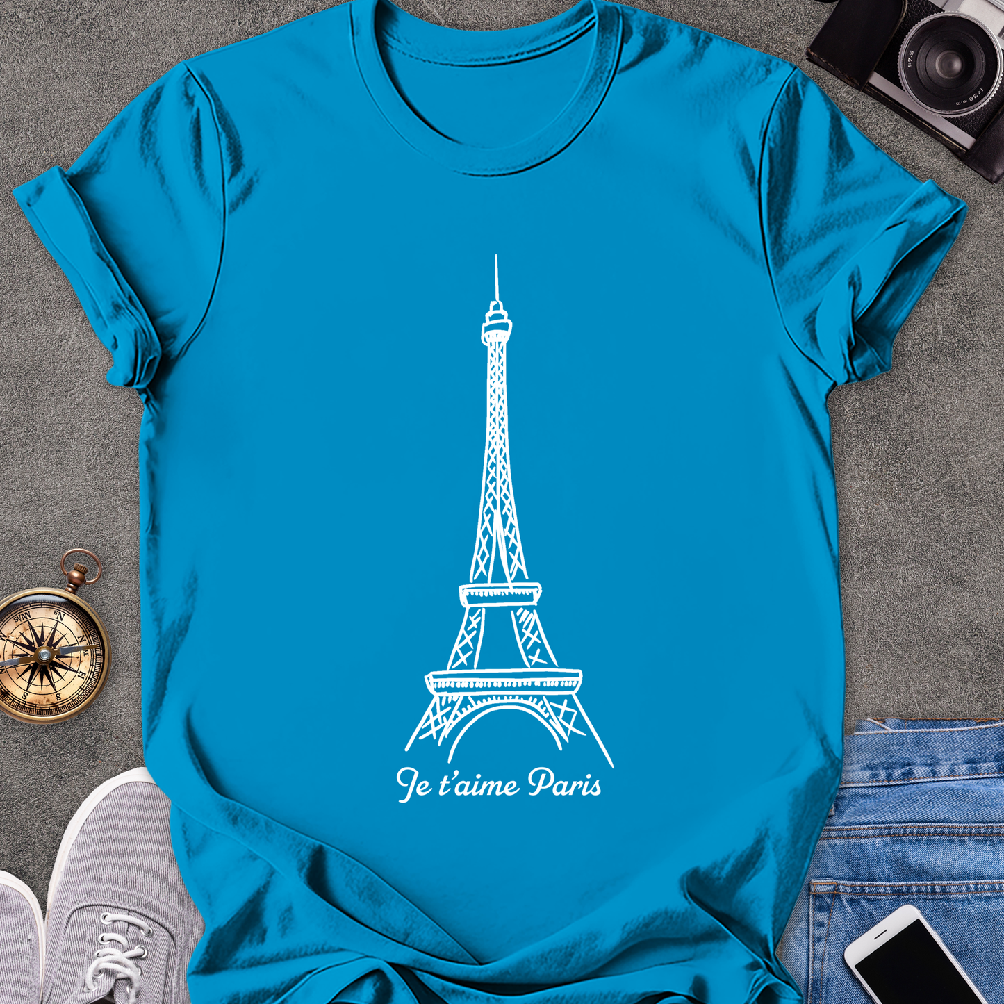Je 't aime Paris | Unisex Softstyle T-Shirt | Travel Lover Tee