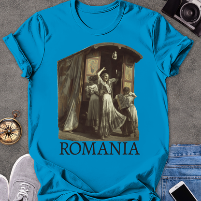 Romania | Softstyle T-Shirt | Vintage Romanian Gypsys Travel Tee