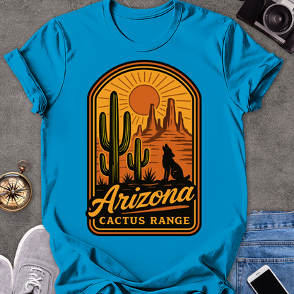 Arizona Cactus Range | Softstyle T-Shirt | Outdoor Travel Tee