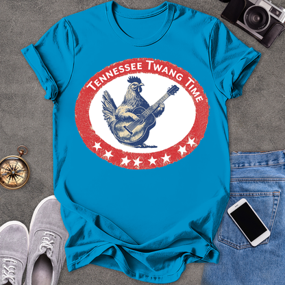 Tennessee Twang Time | Unisex Softstyle T-Shirt | Fun and Casual Music Lover Tee