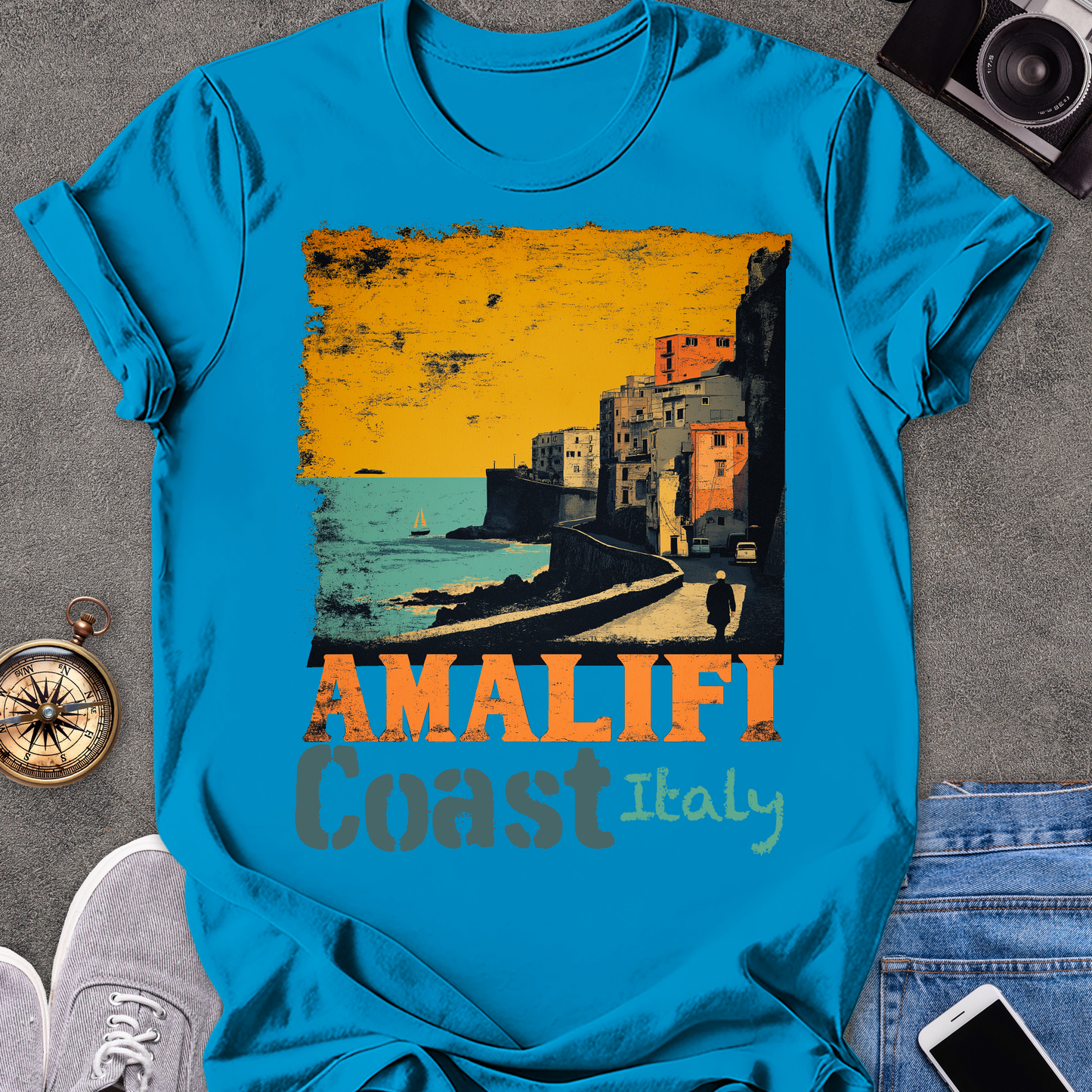 Amalifi Coast Italy | Unisex Softstyle T-Shirt | Amalifi Travel Tee