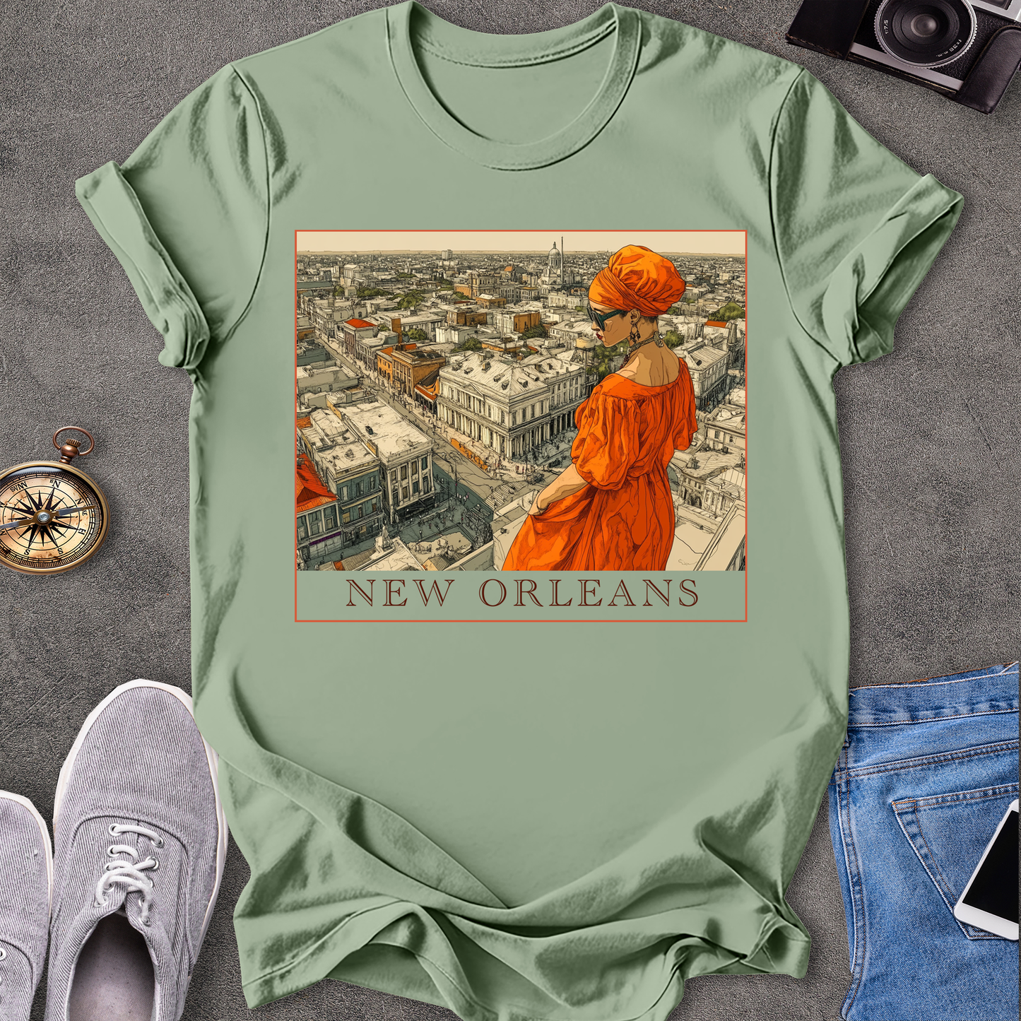 New Orleans - Mystery Lady T-Shirt