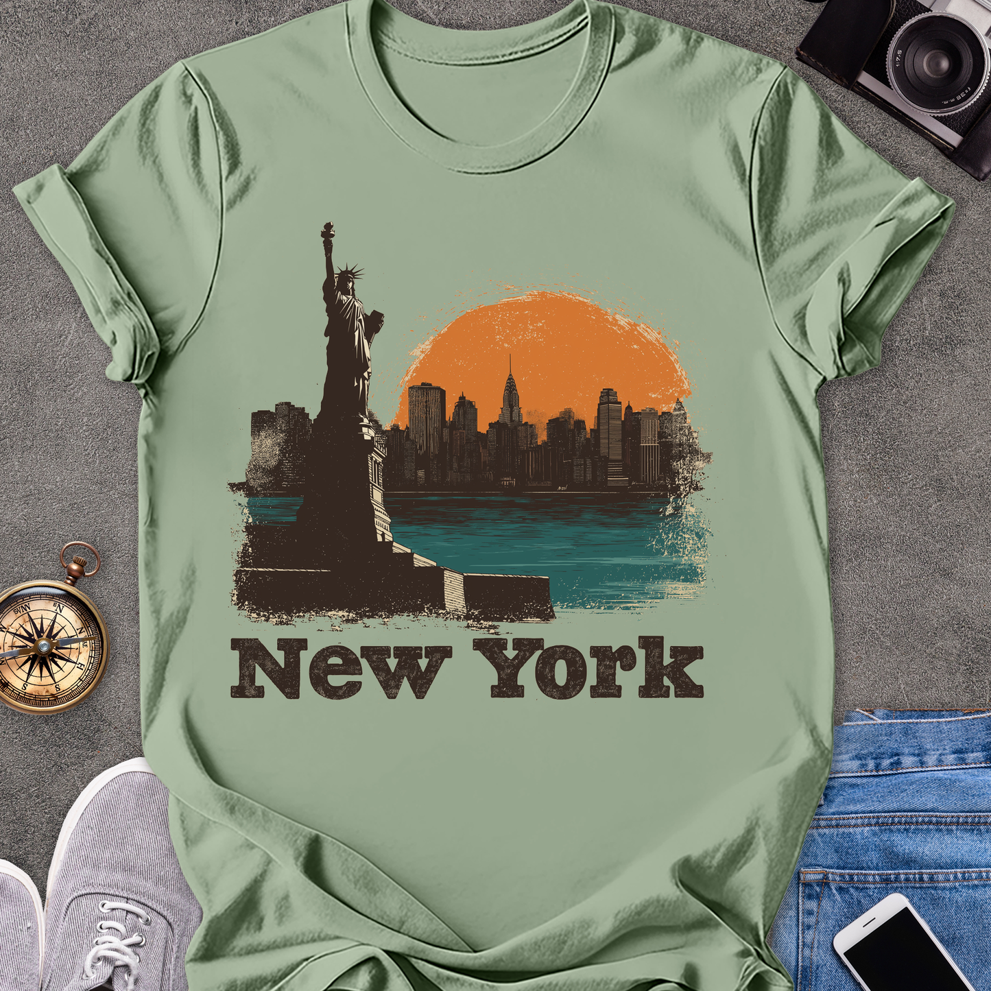 New York | Unisex Softstyle T-Shirt | New York Travel Tee