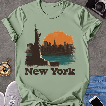 New York | Unisex Softstyle T-Shirt | New York Travel Tee