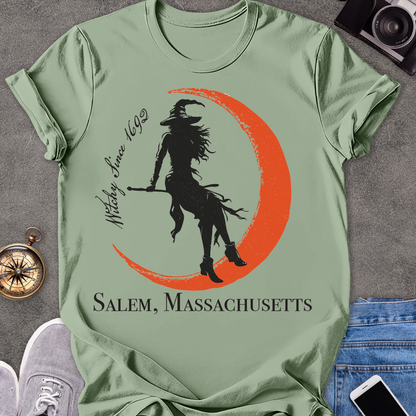 Witchy Since 1692, Salem Massachusetts | Unisex Softstyle T-Shirt | Massachusetts Travel Tee