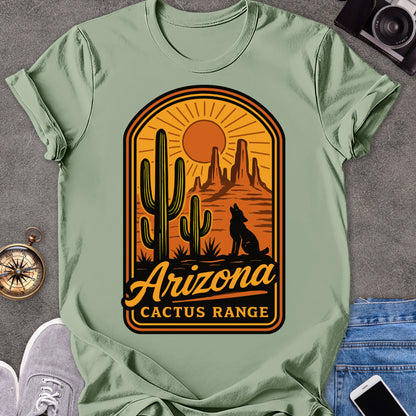 Arizona Cactus Range | Softstyle T-Shirt | Outdoor Travel Tee
