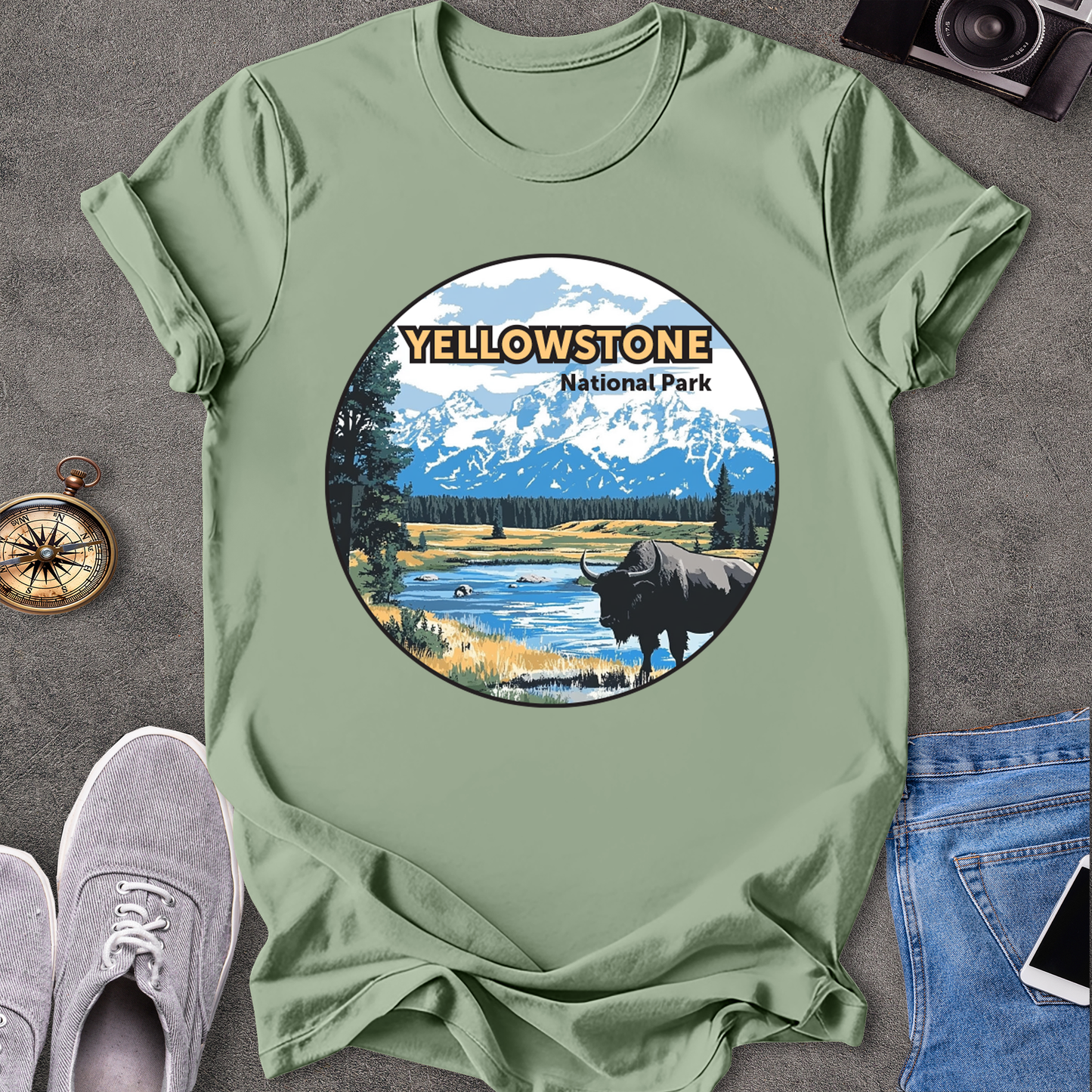 Yellowstone National Park, Wyoming T-Shirt