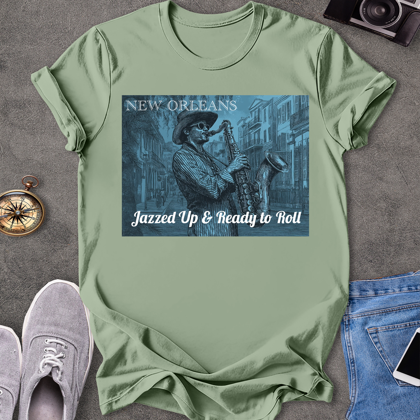 New Orleans - Jazzed Up & Ready to Roll T-Shirt