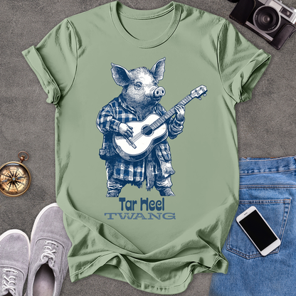 Tar Heel Twang | Unisex Softstyle T-Shirt | Fun and Casual Music Lover Tee