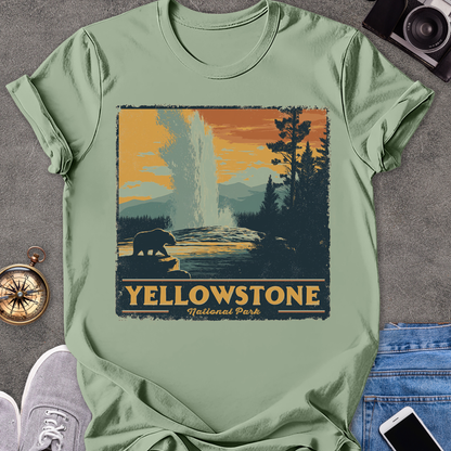 Yellowstone National Park | Unisex Softstyle T-Shirt | Yellowstone National Park Travel Tee