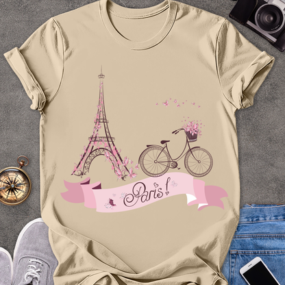 Paris| Unisex Softstyle T-Shirt | Paris Travel Tee