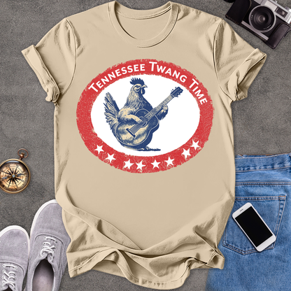 Tennessee Twang Time | Unisex Softstyle T-Shirt | Fun and Casual Music Lover Tee