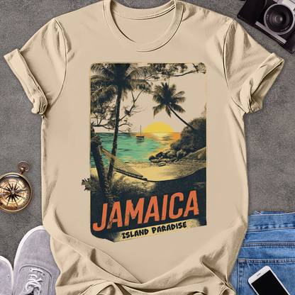 Jamaica, Island Paradise | Unisex Softstyle T-Shirt | Caribbean Travel Tee