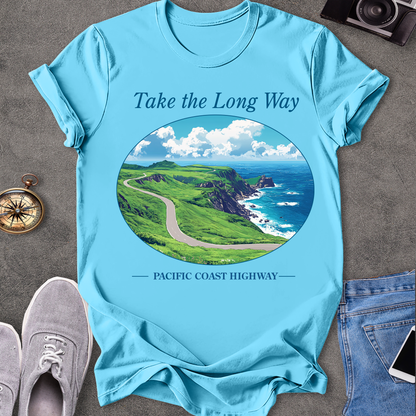 Take the Long Way, Pacific Coast Highway - T-Shirt