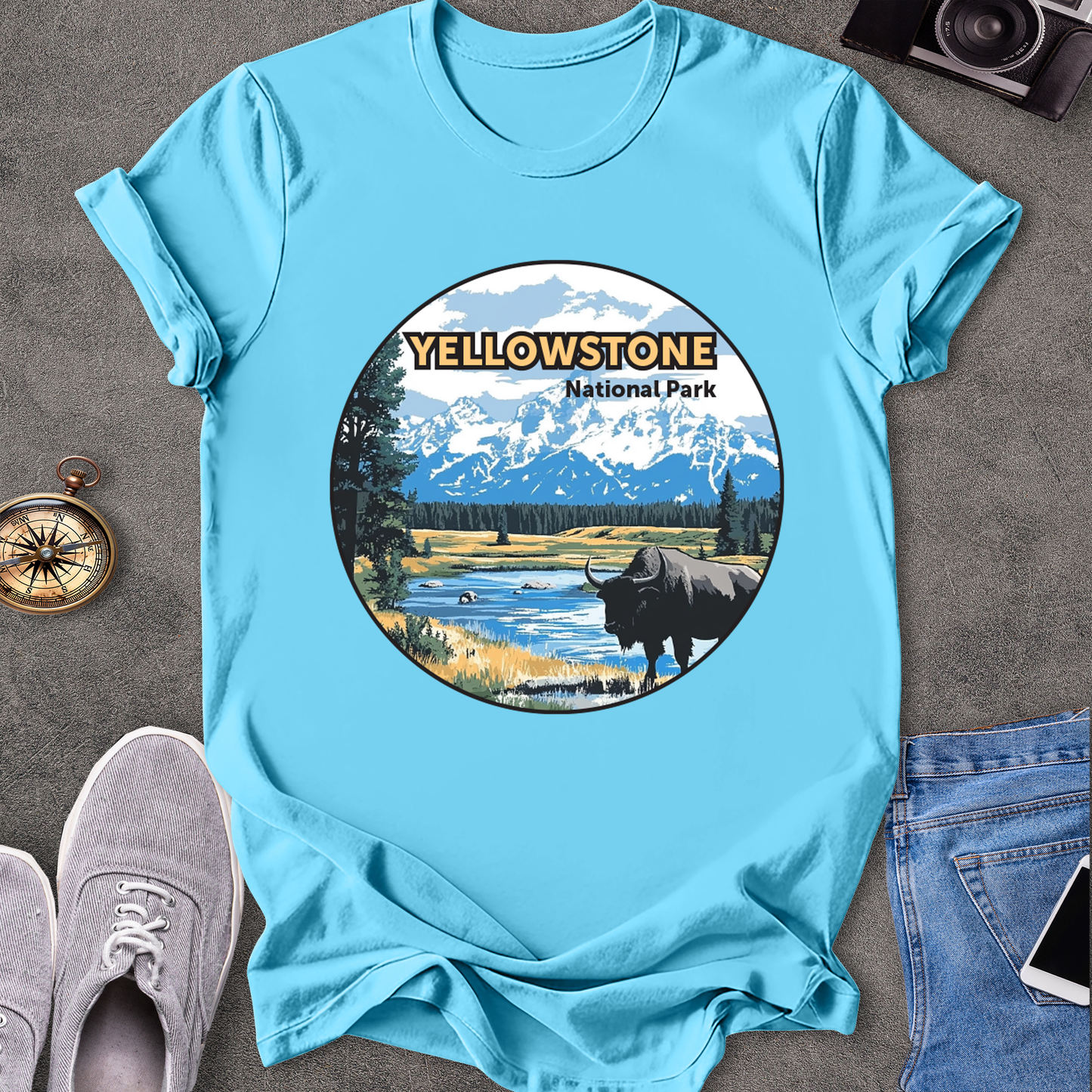 Yellowstone National Park, Wyoming T-Shirt