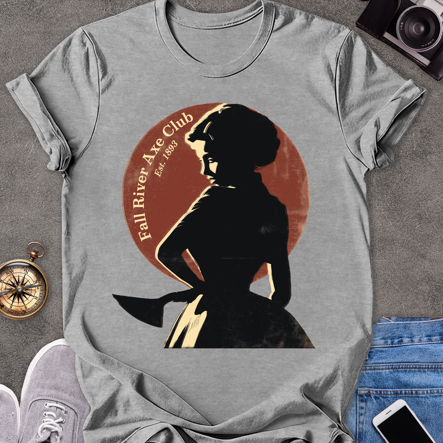Fall River Axe Club, Est. 1893 | Unisex Softstyle T-Shirt | Massachusetts Travel Tee