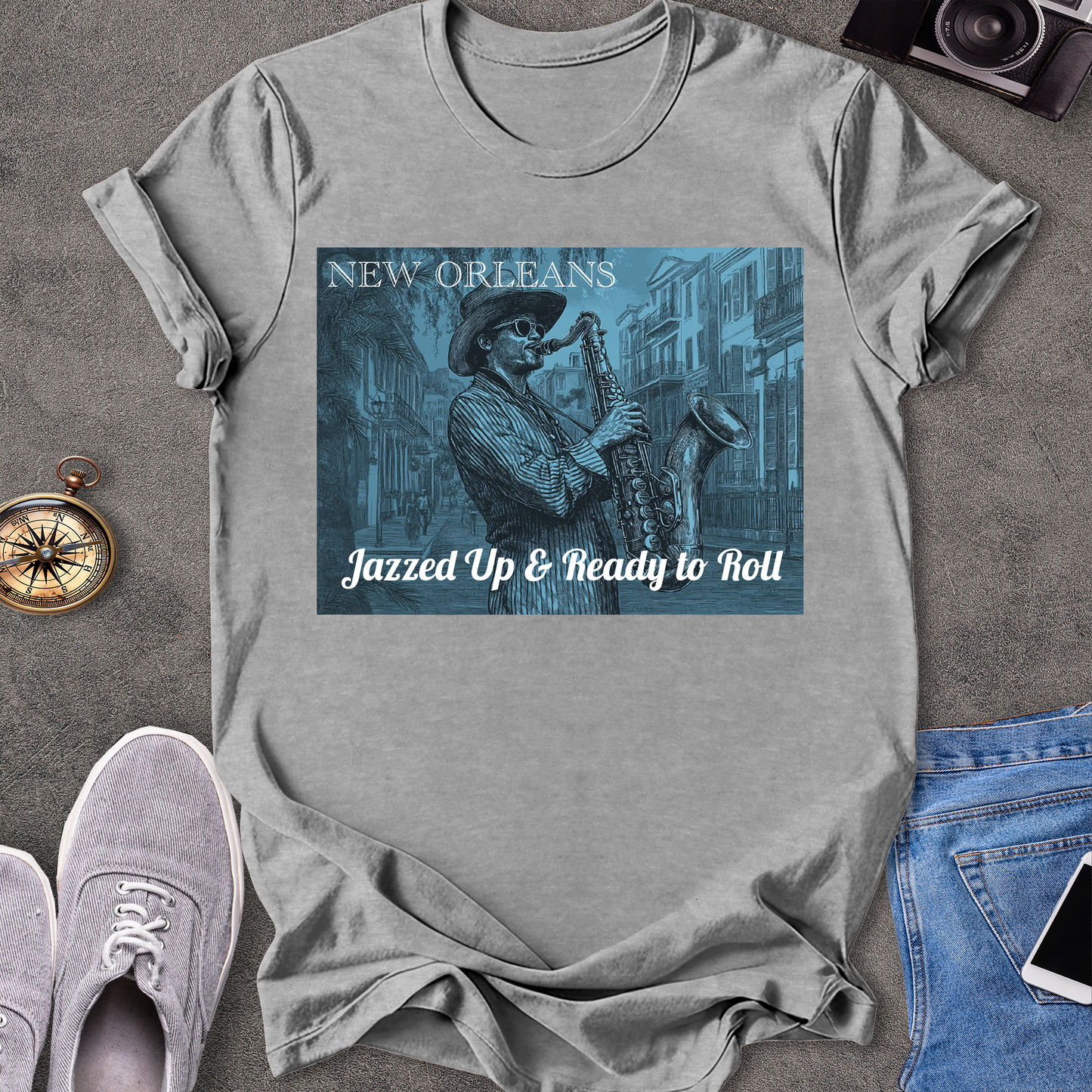New Orleans - Jazzed Up & Ready to Roll T-Shirt
