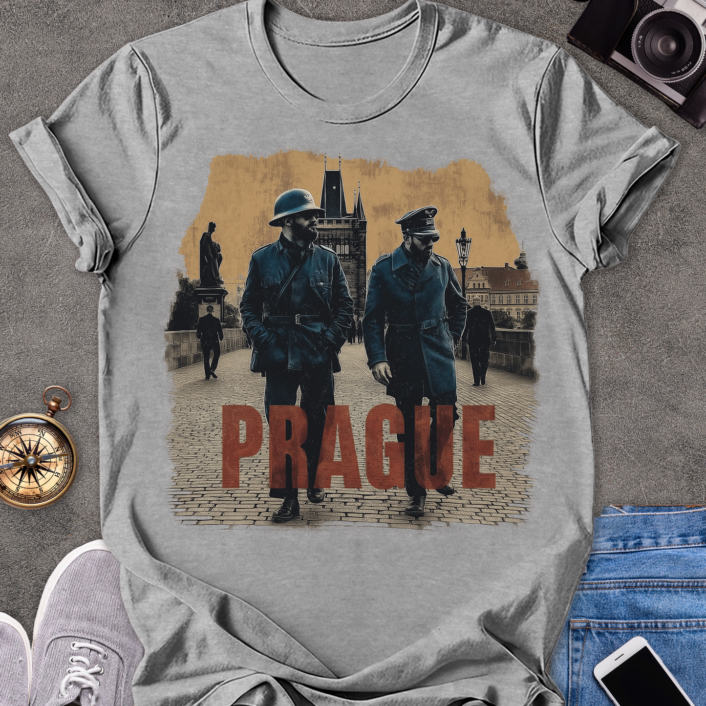 Prague | Softstyle T-Shirt | Czech Republic Travel Tee