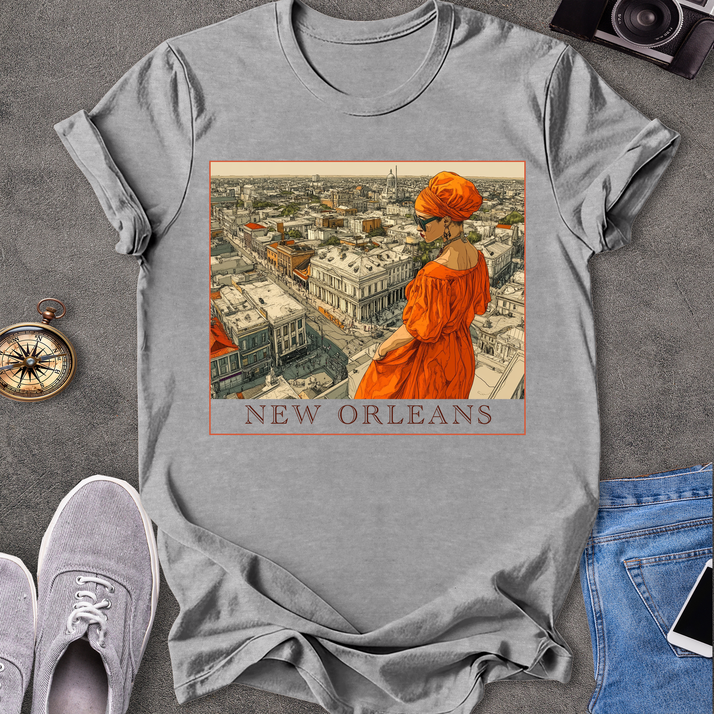 New Orleans - Mystery Lady T-Shirt
