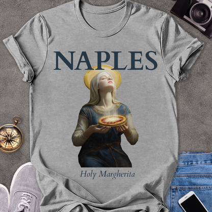 Naples, Holy Margherita | Unisex Softstyle T-Shirt | Italy Travel Tee