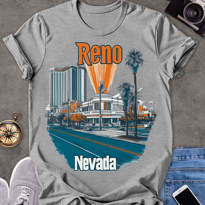 Reno Nevada| Unisex Softstyle T-Shirt | Reno Travel Tee