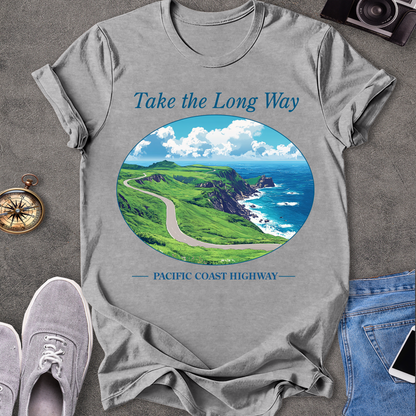 Take the Long Way, Pacific Coast Highway - T-Shirt