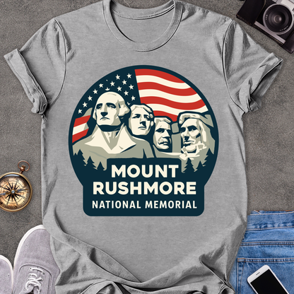 Mount Rushmore National Memorial | Unisex Softstyle T-Shirt | South Dakota Travel Tee