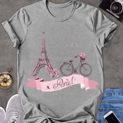 Paris| Unisex Softstyle T-Shirt | Paris Travel Tee